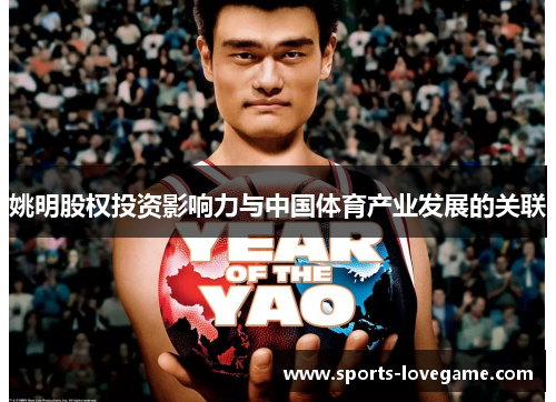 姚明股权投资影响力与中国体育产业发展的关联